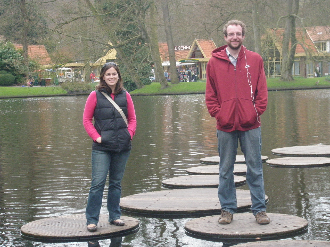 Elysia and Jachin on a Bridge