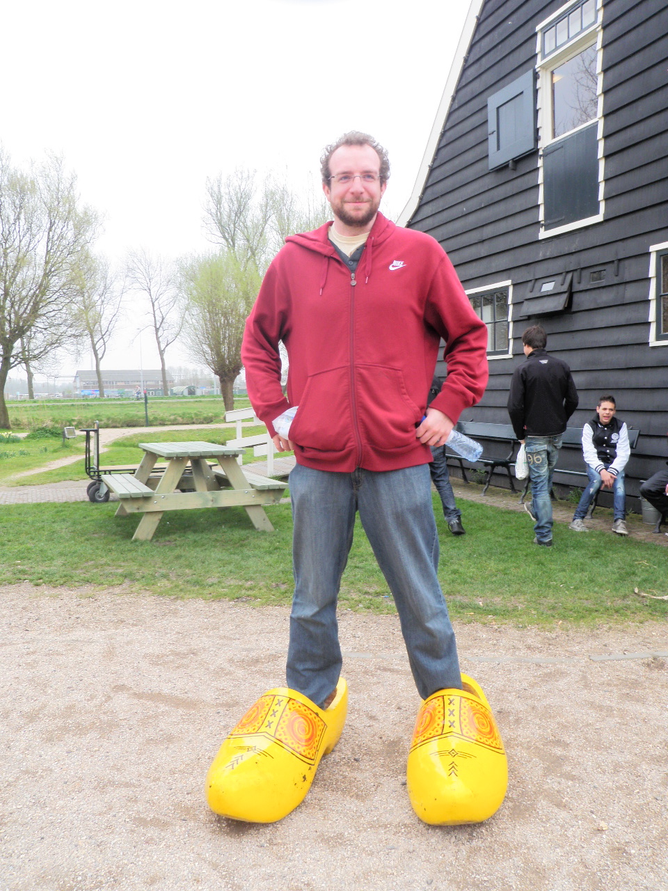 Jachin in Giant Clogs