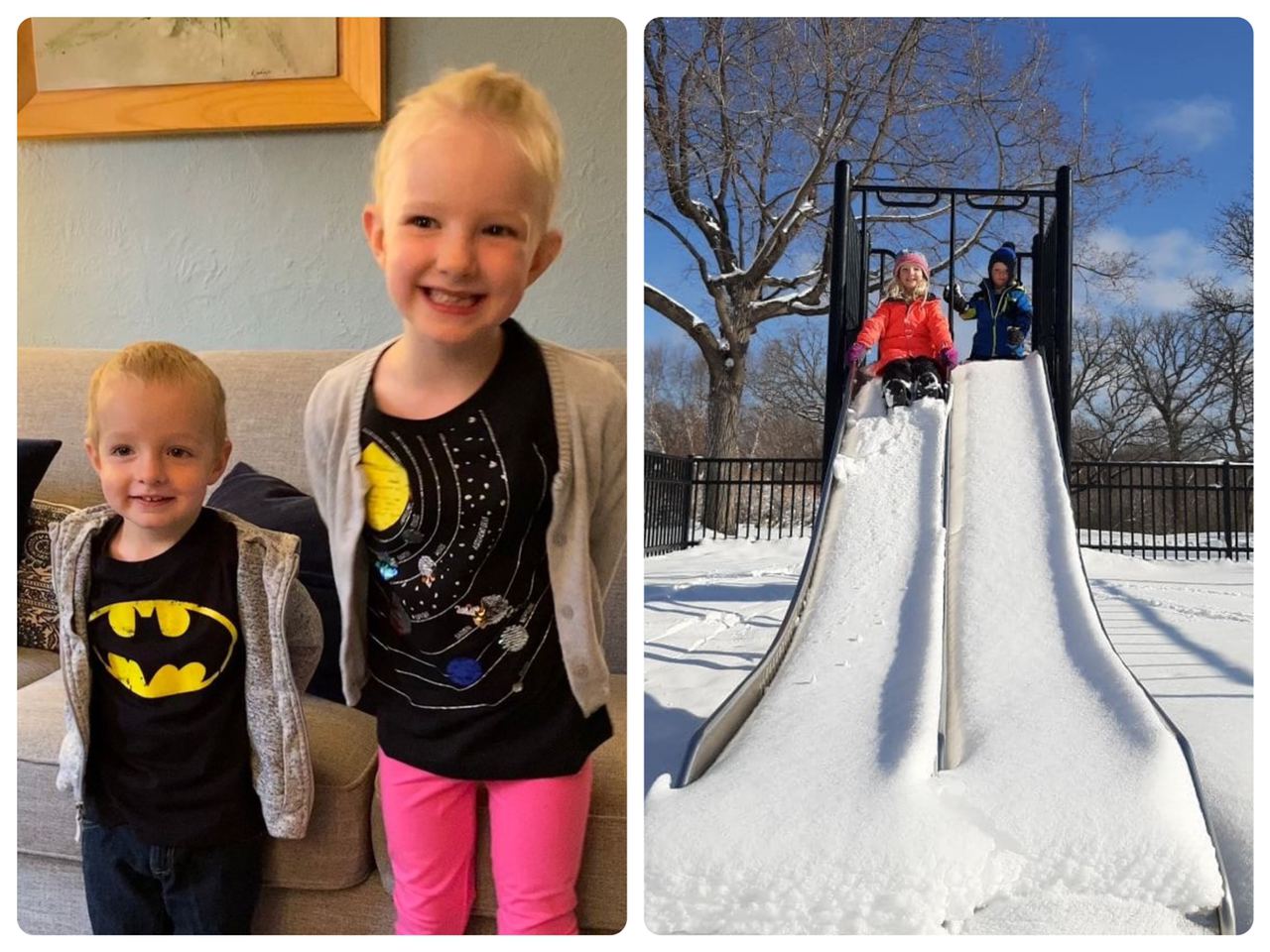 The kids started at a new school in September - a DELIGHTFUL in-home. They get to log a lot more time outside AND together - both have been gifts.