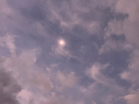 It was a close thing with all the clouds but we ended up getting lucky and getting a great view of the total eclipse of the sun.