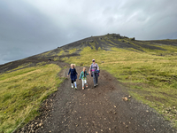The hike to the "hot river" was very beautiful and very uphill. But coming back it was mostly downhill.