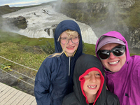 Gullfoss was probably the most impressive waterfall we saw in Iceland, but that kind of depends on what you mean by "impressive". Gullfoss had the most water going over it.