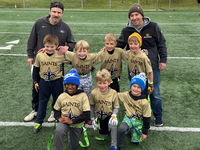 Brennan really enjoyed playing flag football. His team was the Saints.